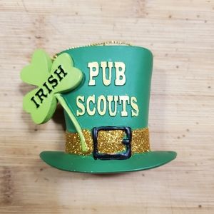 St. Patrick's Day Leprechaun hat holiday ornament
